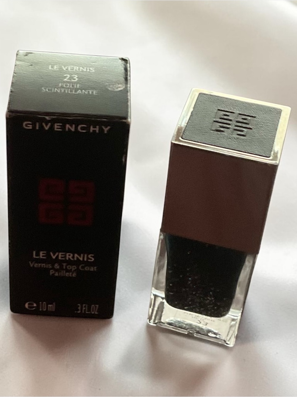 Givenchy Le Vernis Glittering Nail Lacquer & Top Coat ✨ #23 Folie Scintillante - Picture 4 of 4